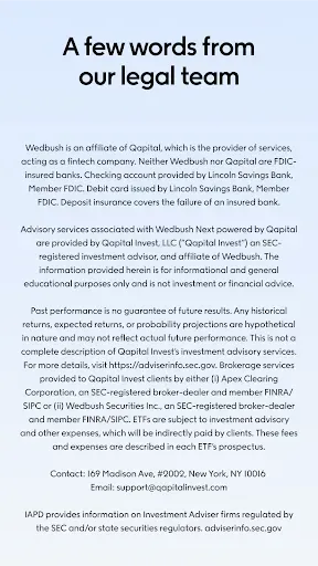 Скриншот 7 — Wedbush Next: Savings Evolved