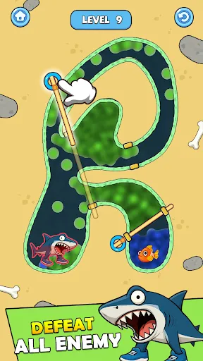 Скриншот 2 — Pull Pin Save-Relaxing Puzzle