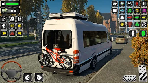 Скриншот 1 — City Van Driver Offline Games