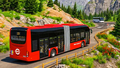 Скриншот 3 — Metro Bus Game Public Transit