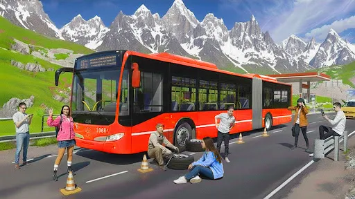 Скриншот 4 — Metro Bus Game Public Transit