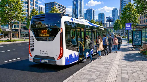 Скриншот 6 — Metro Bus Game Public Transit