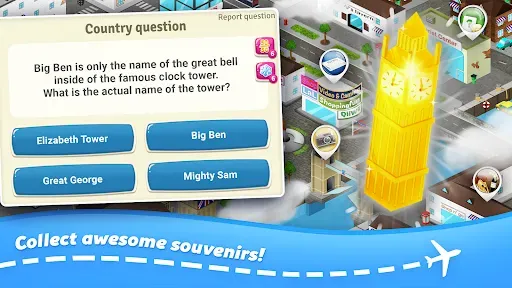 Скриншот 1 — Backpacker™ Travel Quiz Trivia