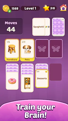 Скриншот 1 — Wordington Solitaire