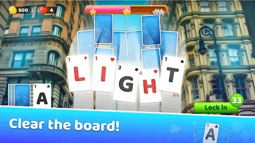 Скриншот 1 — Word Solitaire: Cards & Puzzle