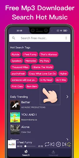 Скриншот 1 — Download Music Mp3
