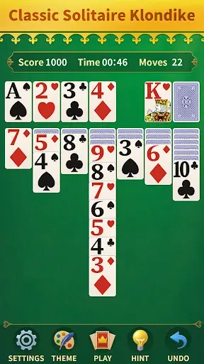 Скриншот 1 — Solitaire: Classic Card Game