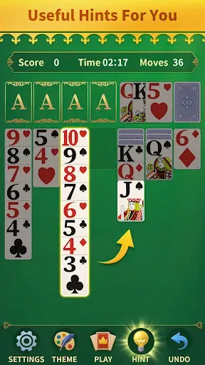 Скриншот 2 — Solitaire: Classic Card Game