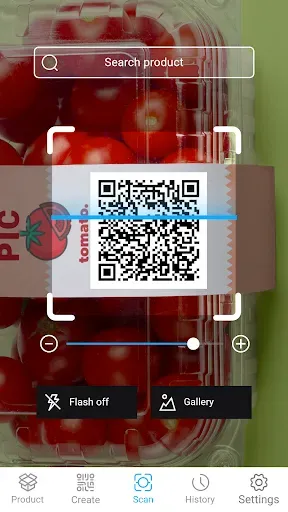 Скриншот 1 — QRCode Reader: Barcode Scanner