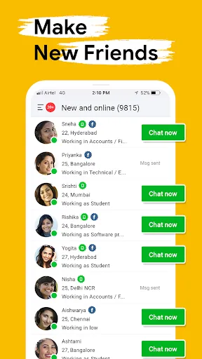 Скриншот 3 — QuackQuack Dating App in India