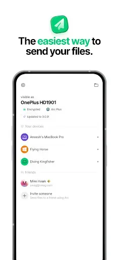 Скриншот 4 — Arc: File Transfer & Share