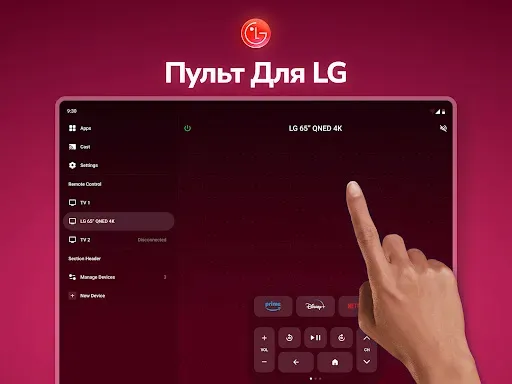Скриншот 8 — пульт для телевизора LG