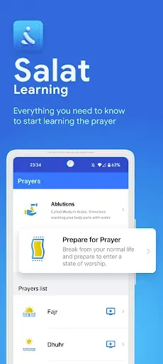 Скриншот 1 — Salah Namaz: Muslim Prayer