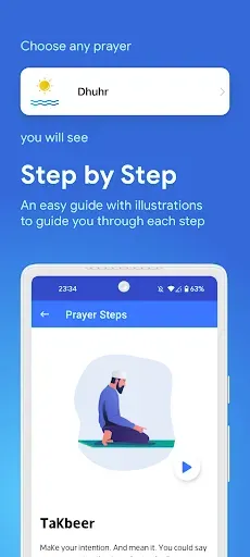 Скриншот 2 — Salah Namaz: Muslim Prayer