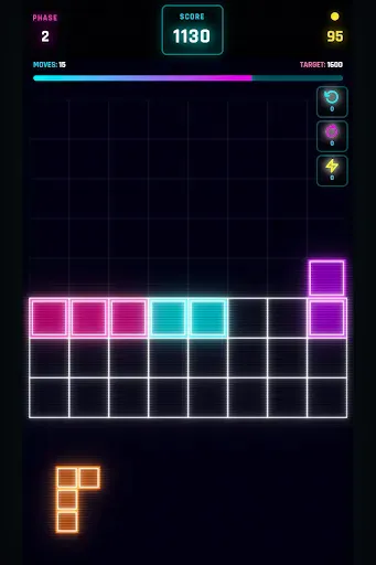 Скриншот 4 — Neon Block Puzzle