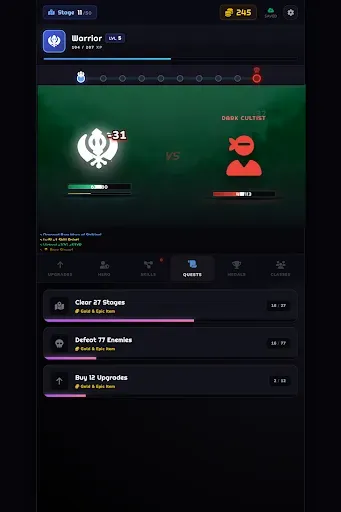 Скриншот 4 — Pocket RPG Auto Idle