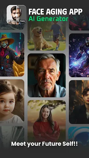 Скриншот 1 — Face Aging App: AI Generator