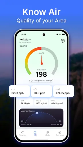 Скриншот 3 — Weather 247 Forecast - SKYAQI