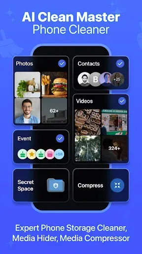 Скриншот 1 — Phone Cleaner- Clean Duplicate