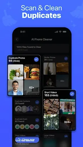 Скриншот 2 — Phone Cleaner- Clean Duplicate