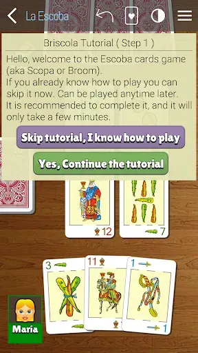 Скриншот 3 — La Escoba - Scopa 15 card game