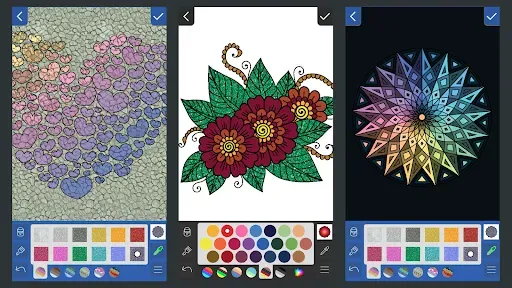 Скриншот 2 — Coloring Mandalas