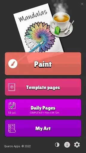 Скриншот 3 — Coloring Mandalas