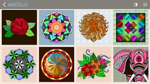 Скриншот 8 — Coloring Mandalas
