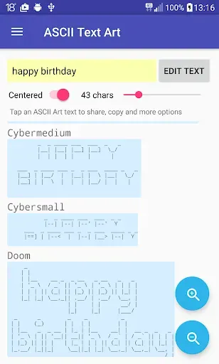 Скриншот 4 — ASCII Text Art