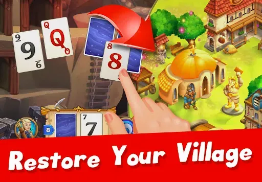 Скриншот 1 — Solitaire Arthur Tale TriPeaks