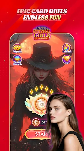 Скриншот 1 — Eternal Girls : Battle Card