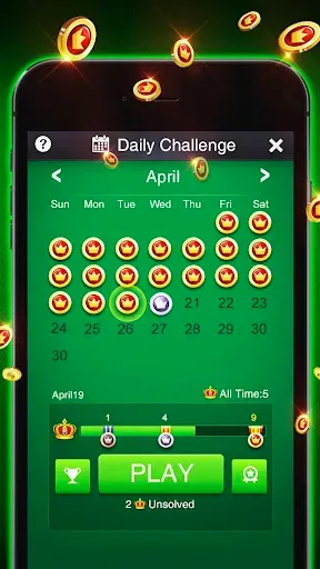 Скриншот 2 — TriPeaks Solitaire