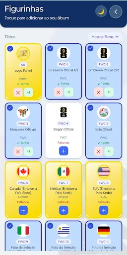 Скриншот 2 — Figurinhas Copa 2026