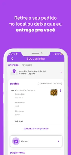 Скриншот 4 — quero delivery: mercado e +