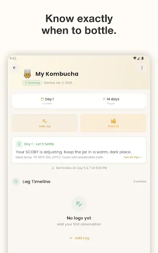 Скриншот 8 — Kombucha Brew Tracker