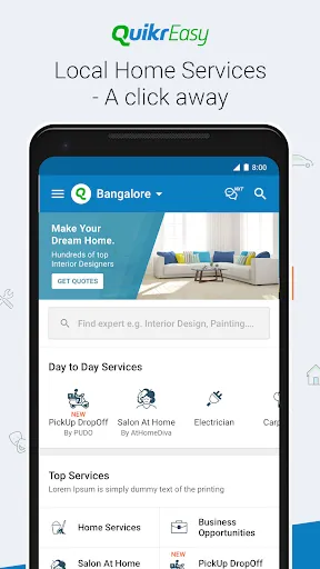 Скриншот 3 — Quikr: Homes, Jobs, Cars Etc