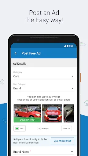 Скриншот 7 — Quikr: Homes, Jobs, Cars Etc