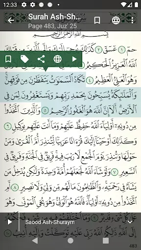 Скриншот 5 — Quran for Android