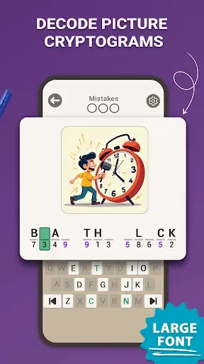 Скриншот 2 — CodeWords: Cryptogram Puzzles