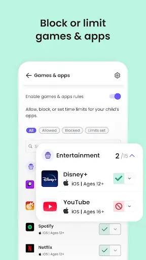 Скриншот 3 — Qustodio Parental Control App