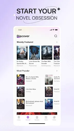 Скриншот 2 — Novellair-Your Book Nook
