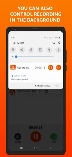 Скриншот 2 — Voice Recorder App