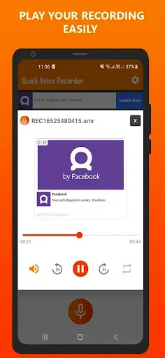 Скриншот 4 — Voice Recorder App