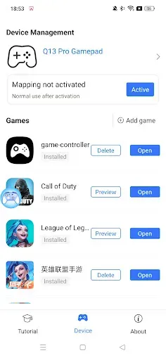 Скриншот 1 — Gamepad Plus