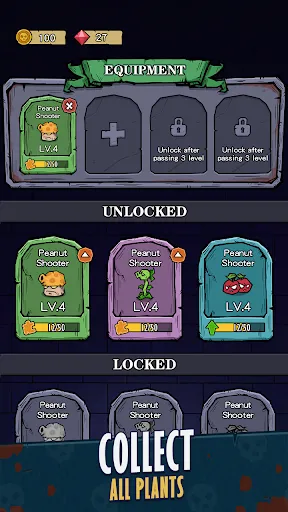 Скриншот 4 — Plant Bounce: Zombie Defense