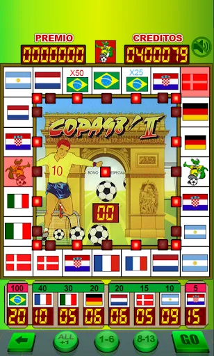 Скриншот 1 — Copa 98 - Slot Machine