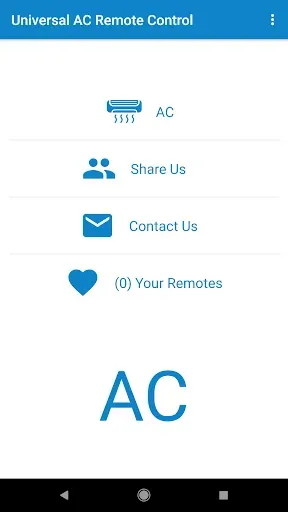 Скриншот 1 — Remote AC Universal