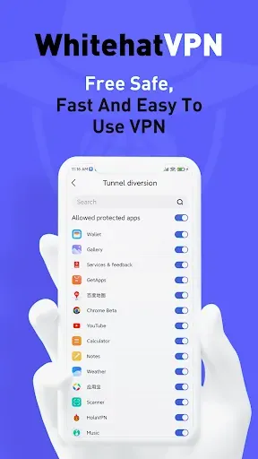 Скриншот 2 — WhiteHat VPN