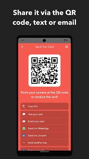 Скриншот 2 — Blinq: Digital Business Card