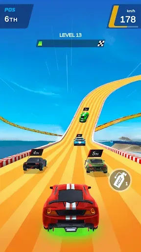 Скриншот 1 — Автомобильные гонки 3D: Мастер